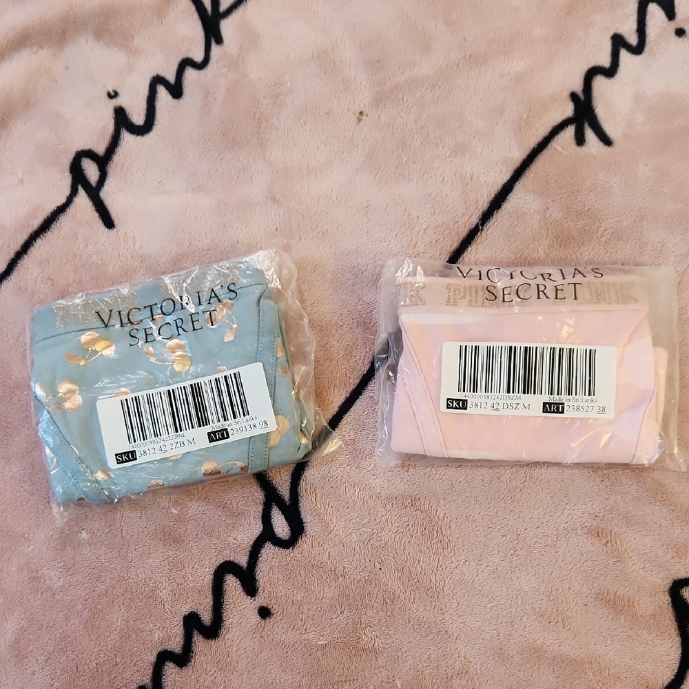 VS Hipster Panties with Pink Logo - Picture 2 of 4